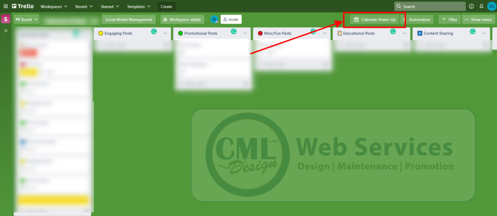 trello-calendar view